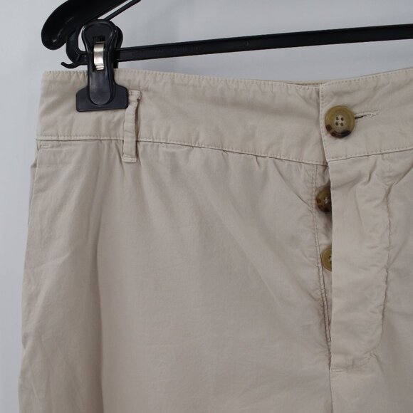 James perse pants women's 28 32x27 chino flat front button fly cotton blend - Picture 2 of 12